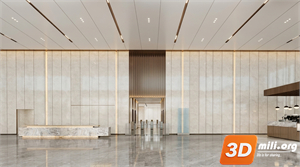 Lobby front desk Skp Files 